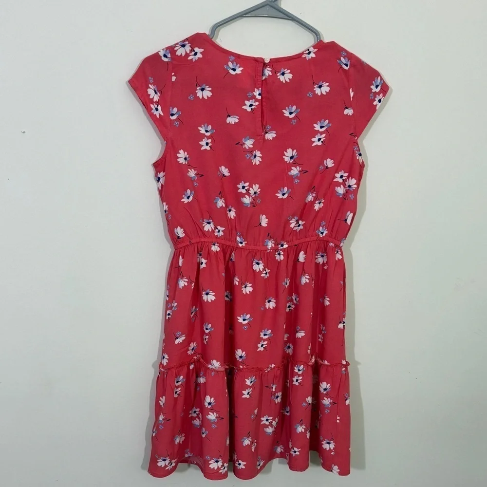 OshKosh B'gosh girls Red Dress with Floral Pattern